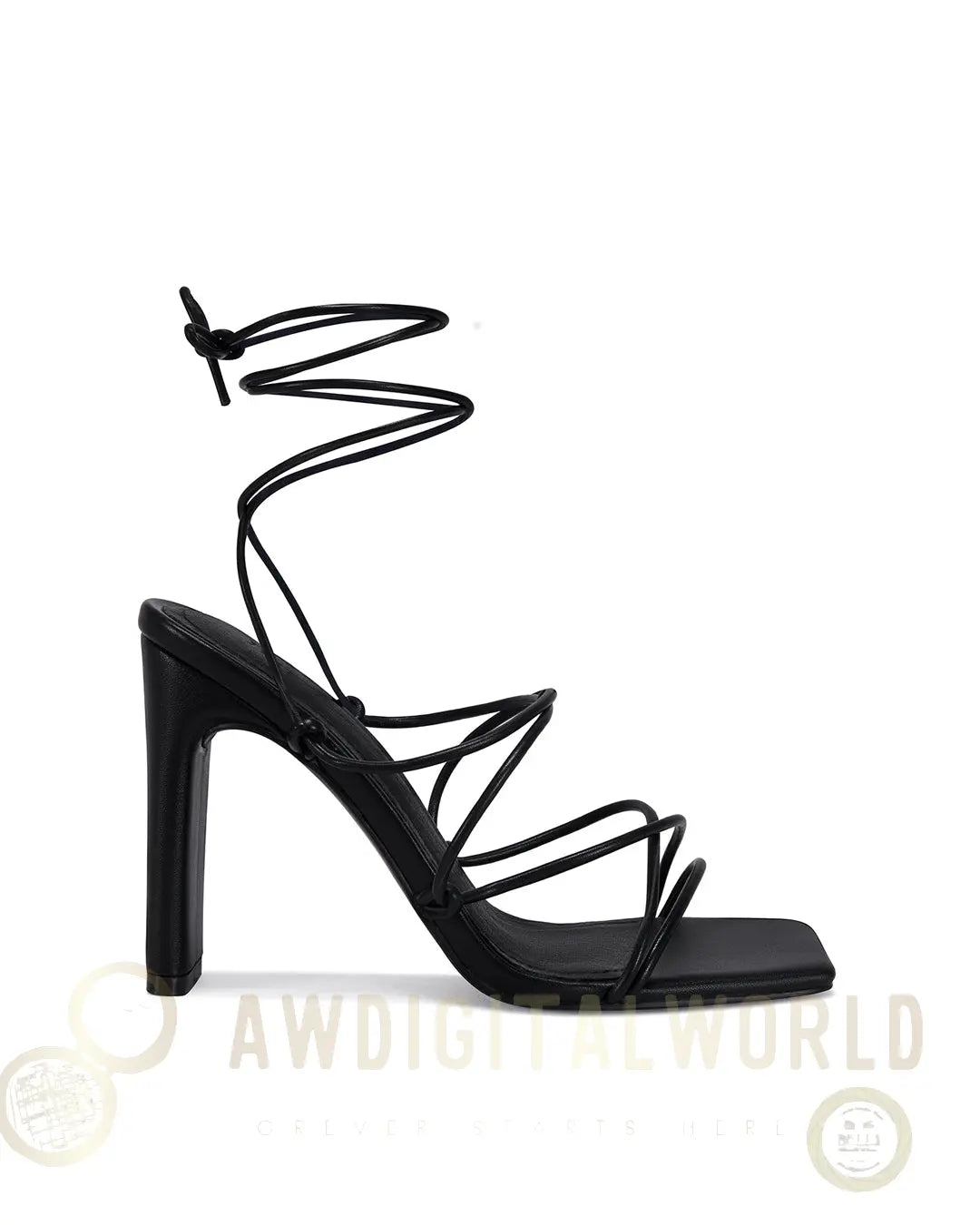 Eden Lace Up High Heel Lulamax Shoes