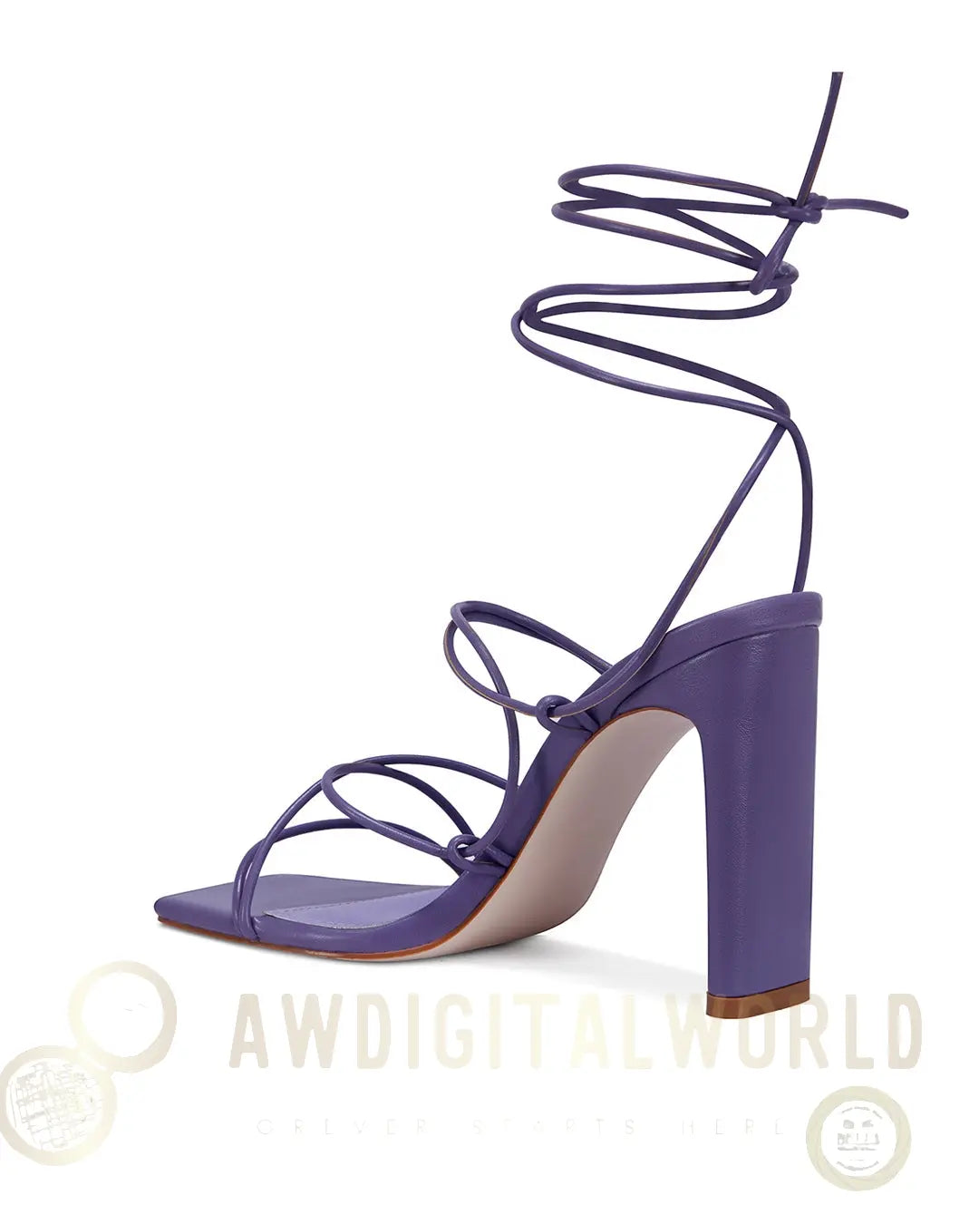 Eden Lace Up High Heel Lulamax Shoes