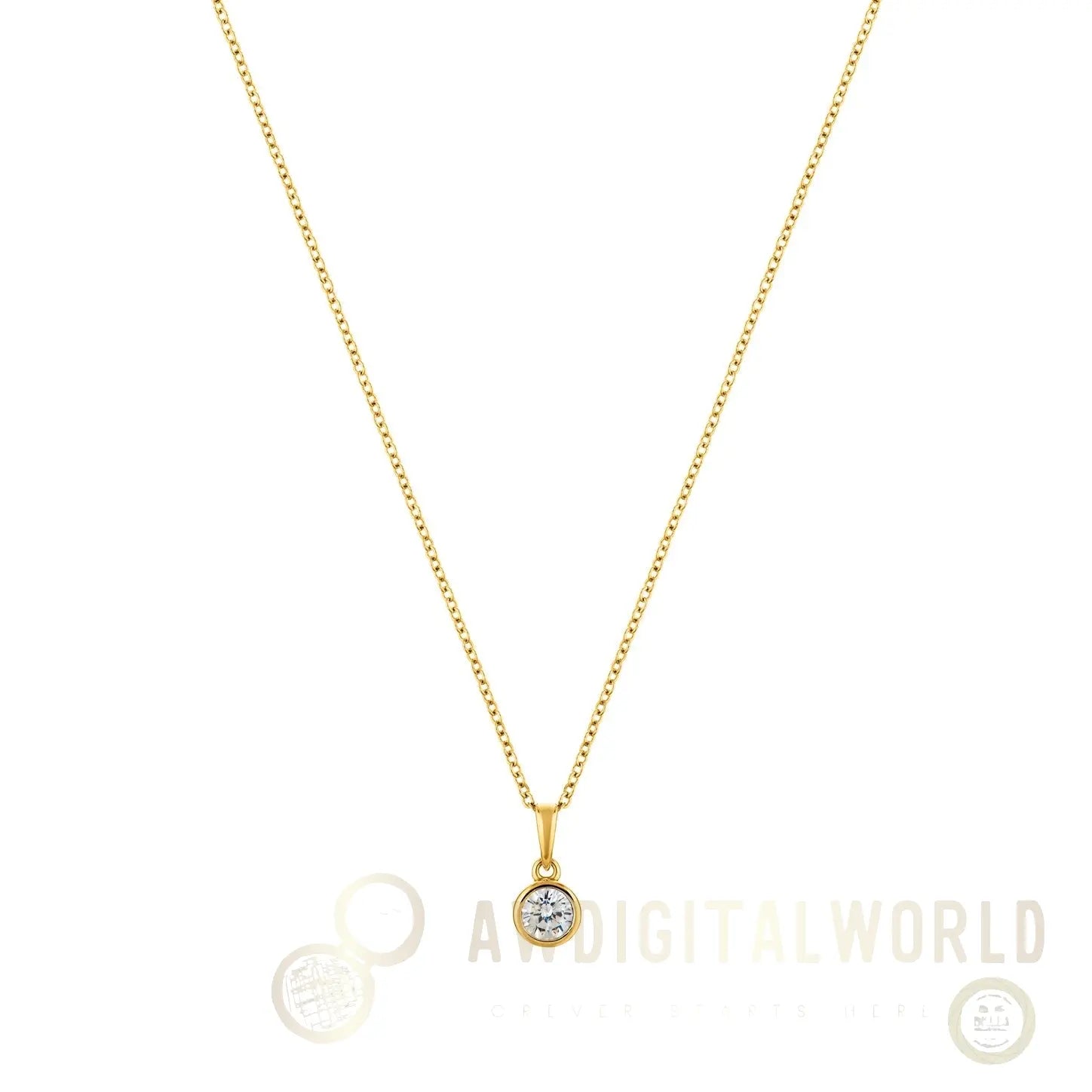 Circle of Life Gold plated sterling silver necklace LaBante London
