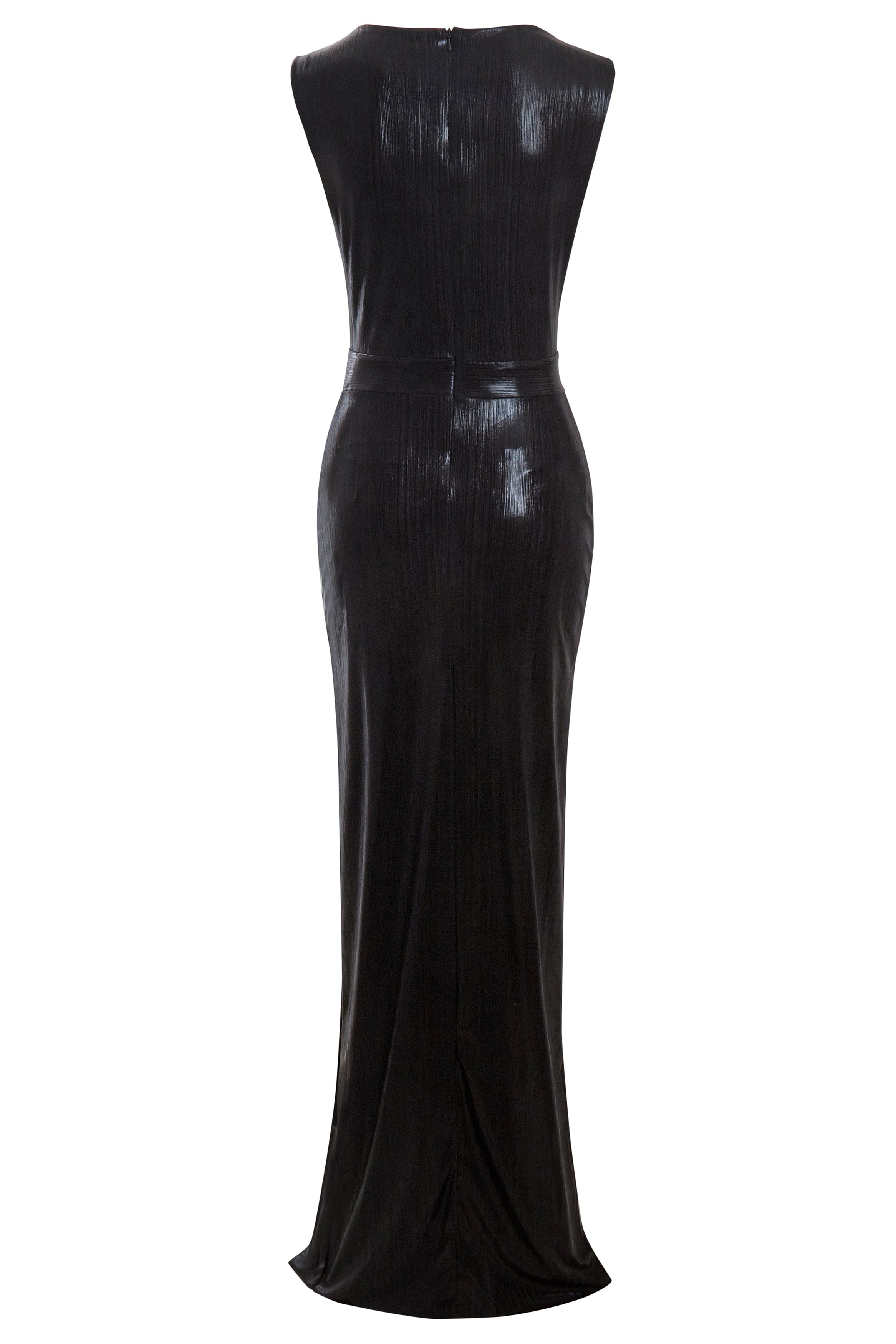 Black Cut-Out Maxi Dress Sarvin