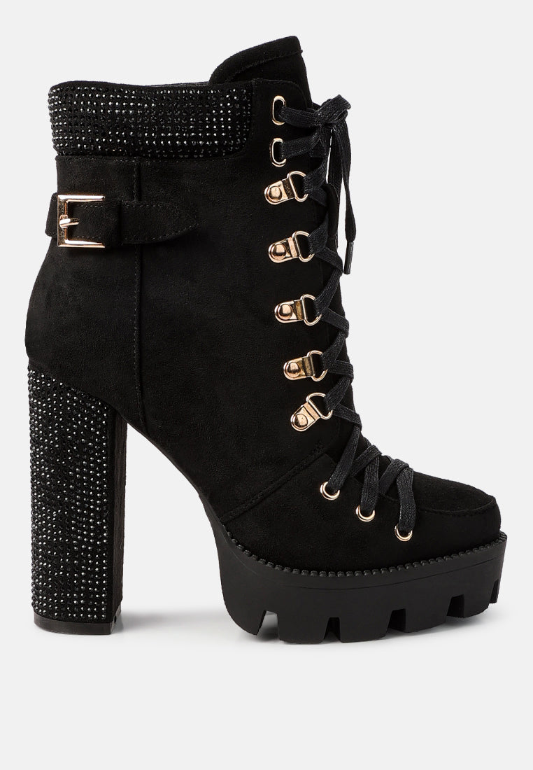 Birch Block Heeled Ankle Boots-5