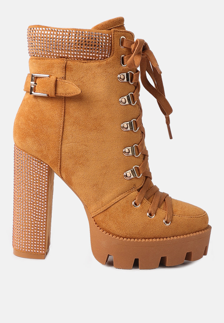 Birch Block Heeled Ankle Boots-2