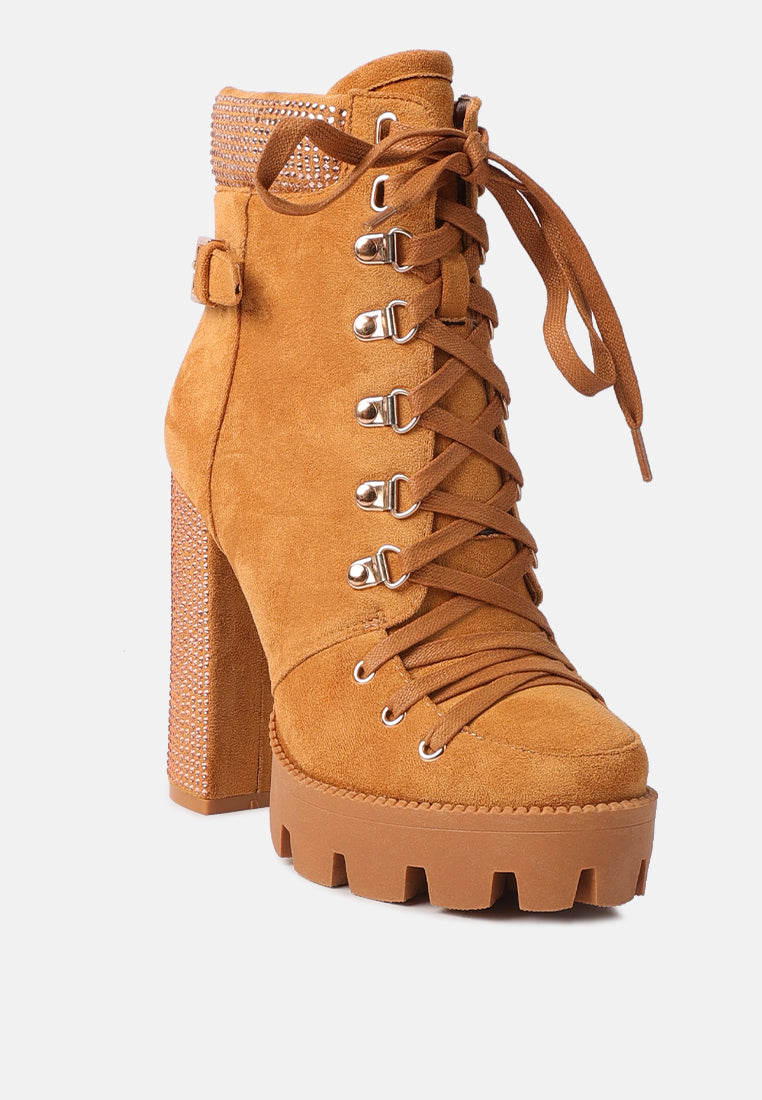 Birch Block Heeled Ankle Boots-3
