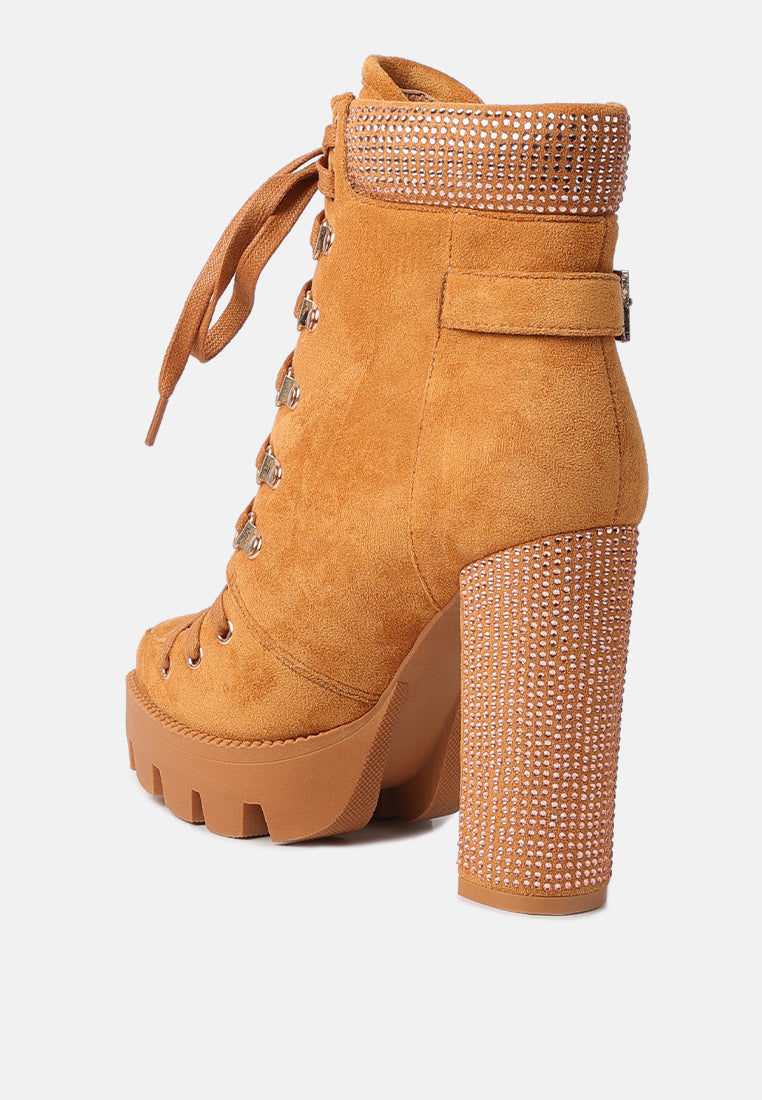 Birch Block Heeled Ankle Boots-4