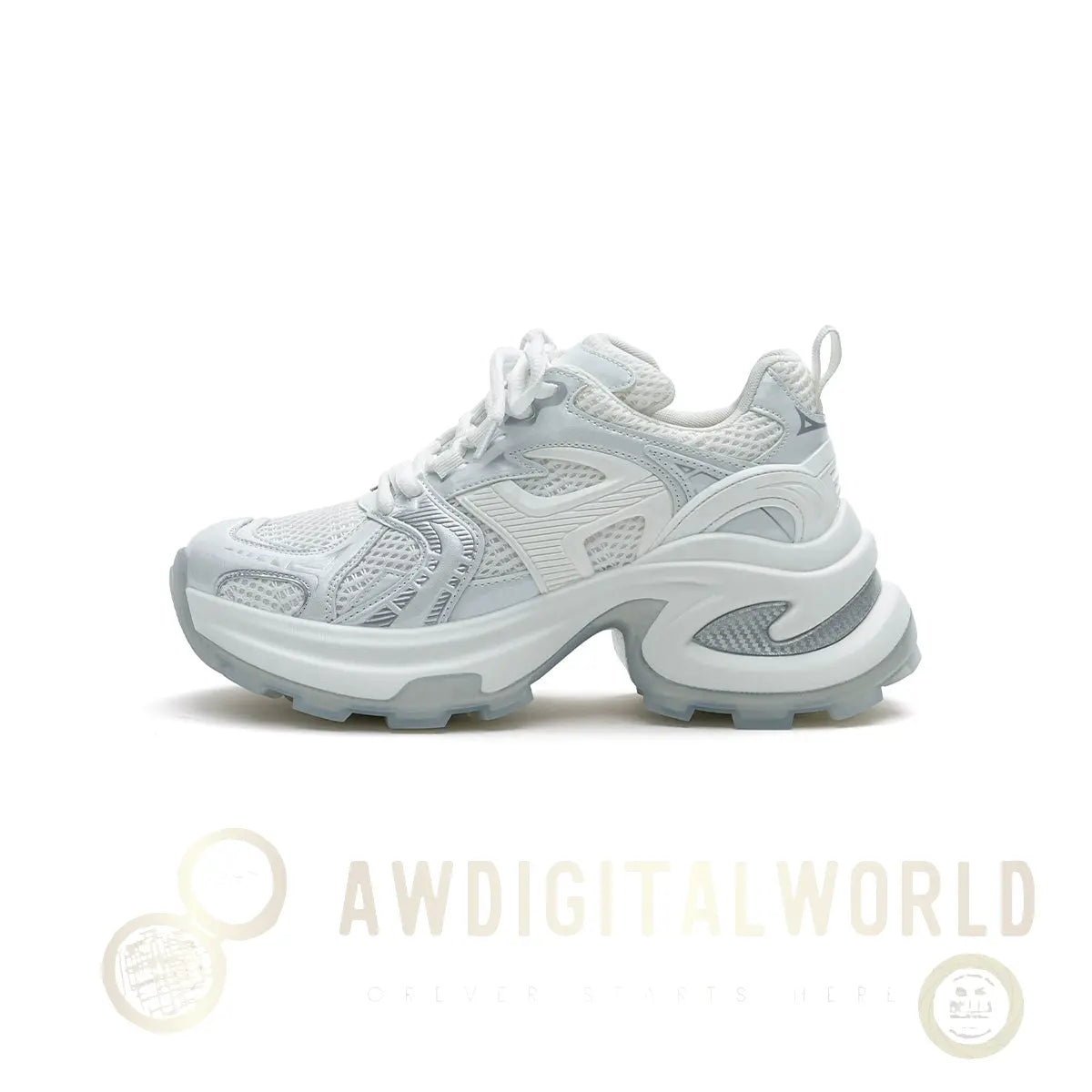Breathable Mesh Platform Sneakers Masoomake