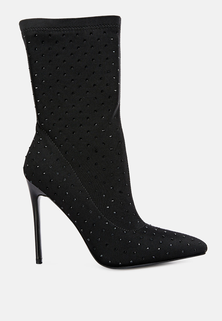 Cheugy Embellished Ankle Boots-2