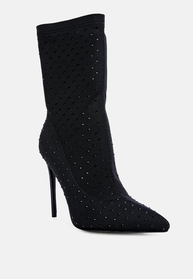 Cheugy Embellished Ankle Boots-3