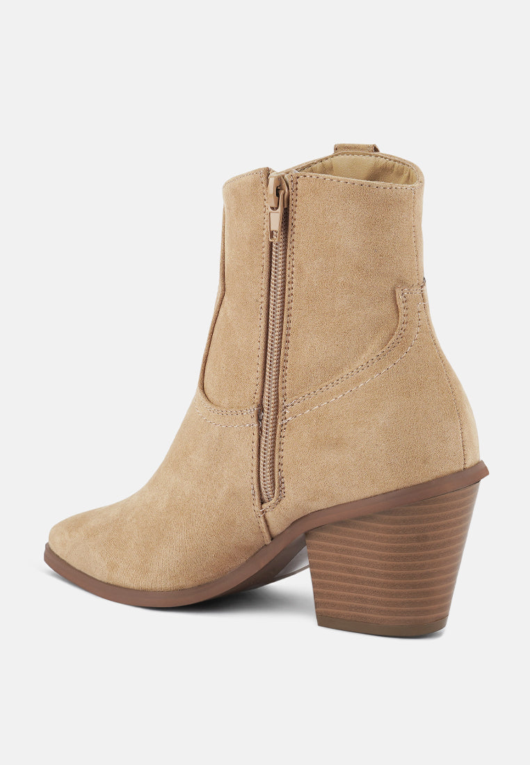 Elettra Ankle Length Cowboy Boots London Rag