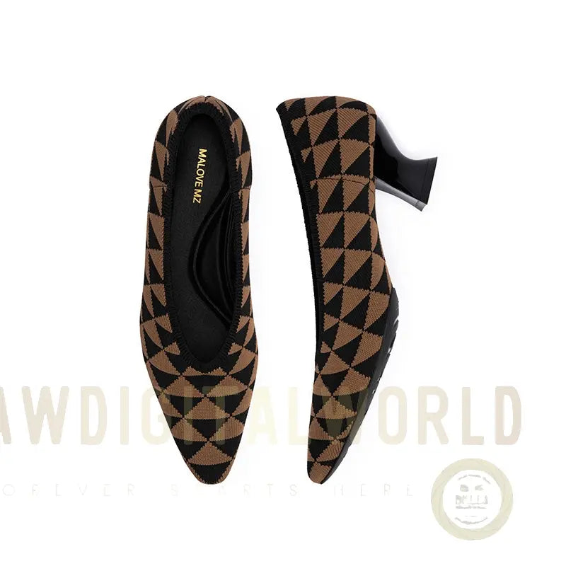 French Chic Pointed Toe Low Heels MALOVE MZ