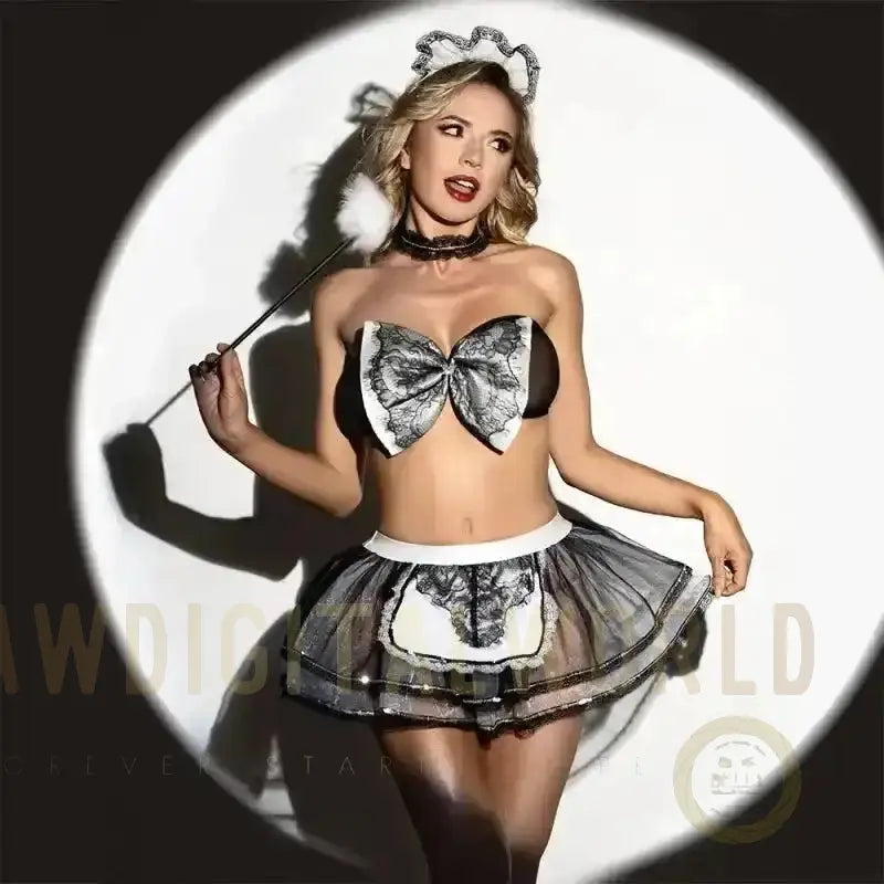 French Maid Cosplay Lingerie Fashionfitz