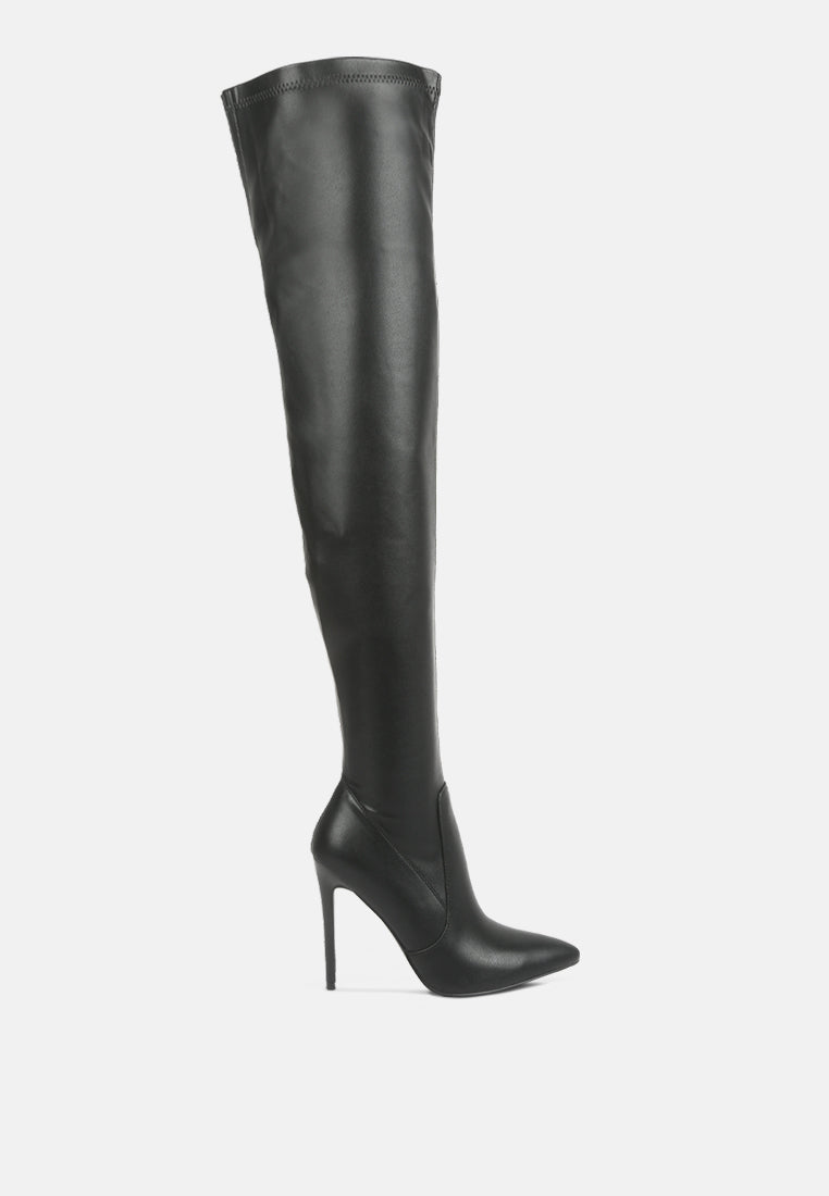 Gush Over Knee Heeled Boots-0