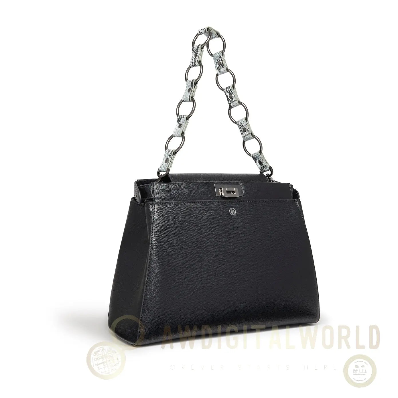 Elm Shoulder Bag in Black-2