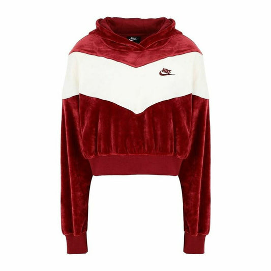 Women’s Hoodie Nike Sportswear Heritage Dark Red Bigbuy