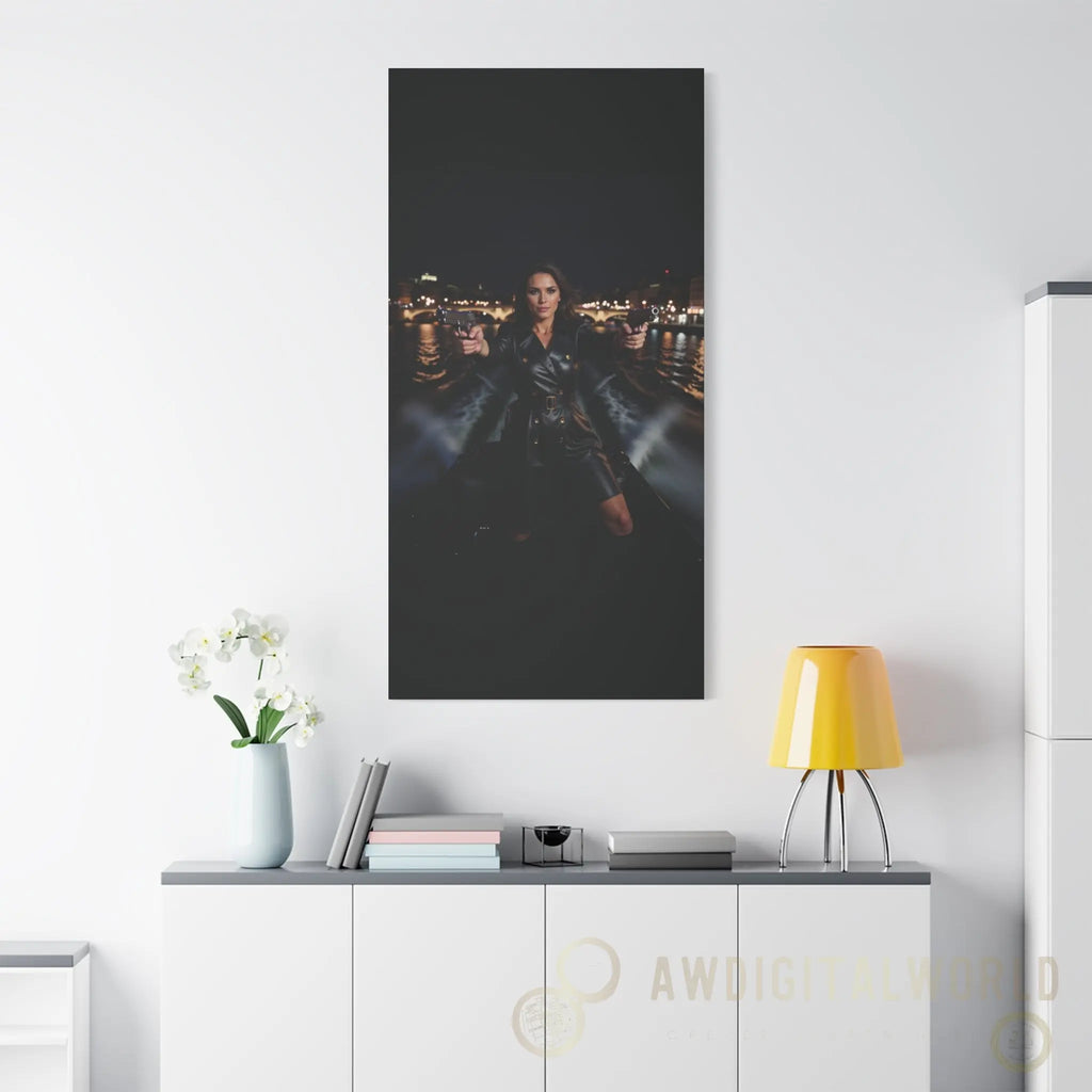 Matte Canvas Wall Art - Dramatic Night Scene Printify
