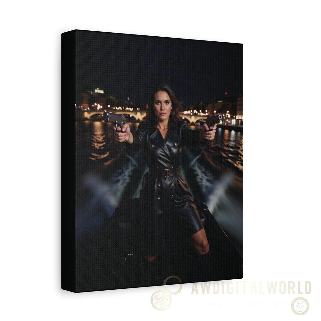 Matte Canvas Wall Art - Dramatic Night Scene Printify