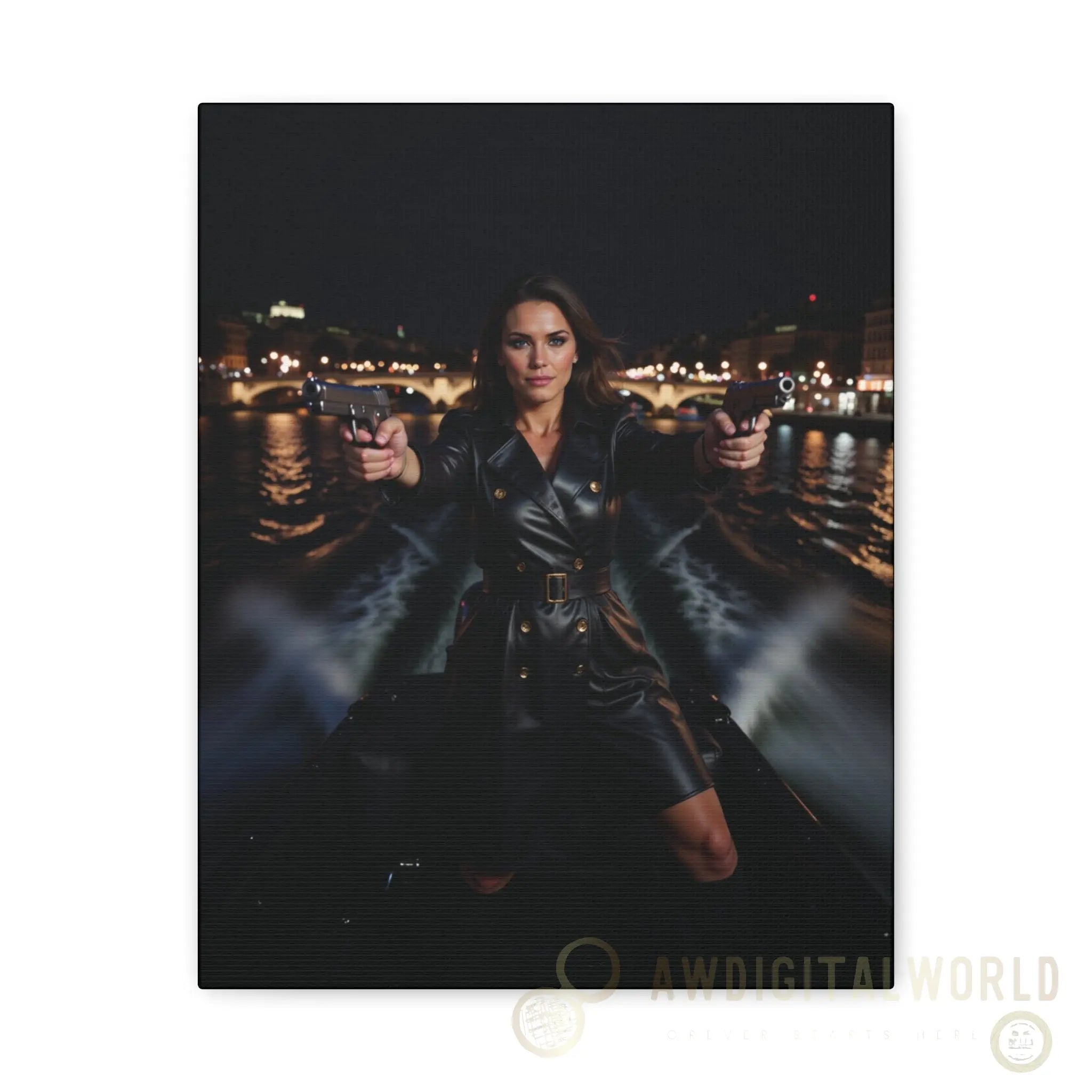 Matte Canvas Wall Art - Dramatic Night Scene - Andrew & Wendy - WallArt