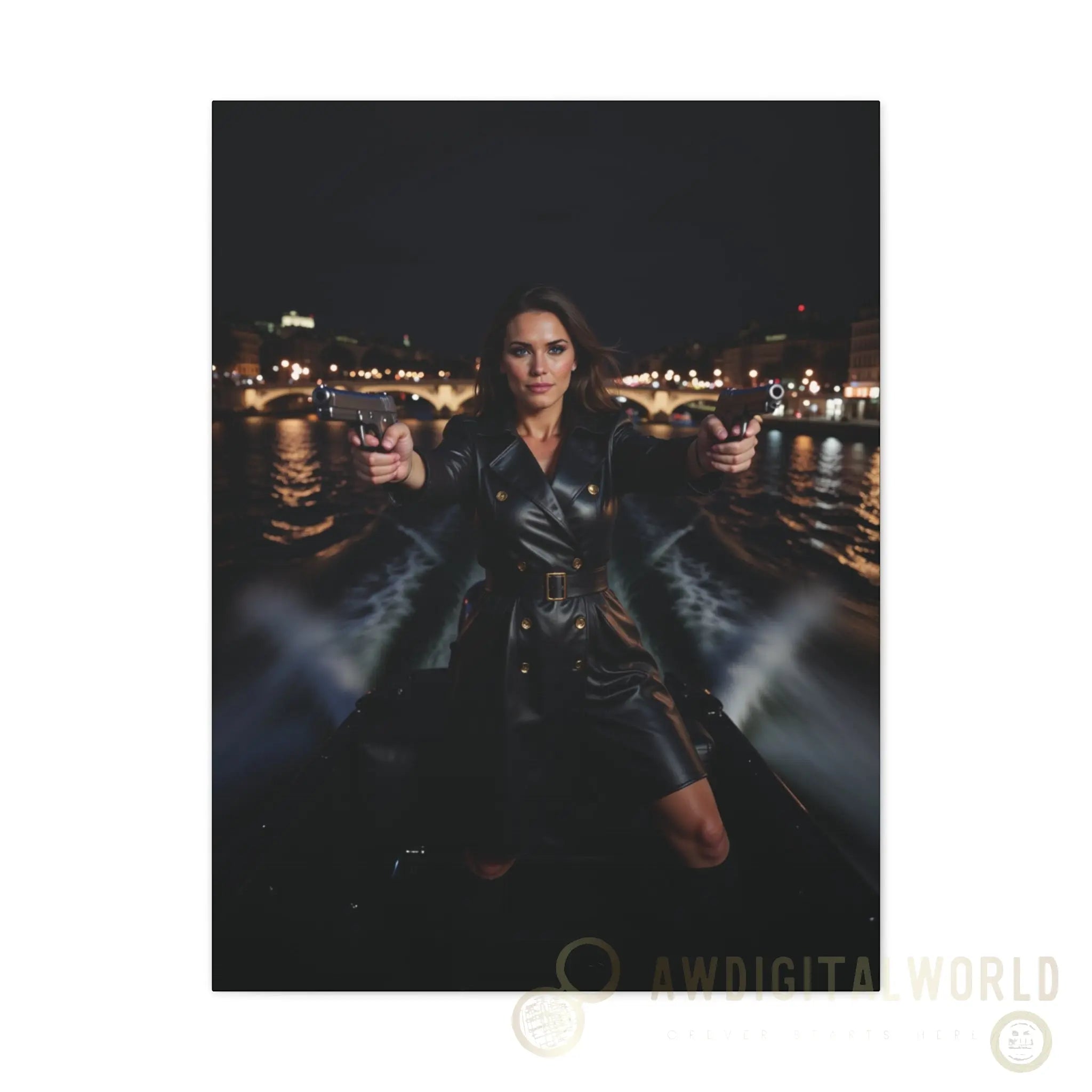 Matte Canvas Wall Art - Dramatic Night Scene - Andrew & Wendy - WallArt