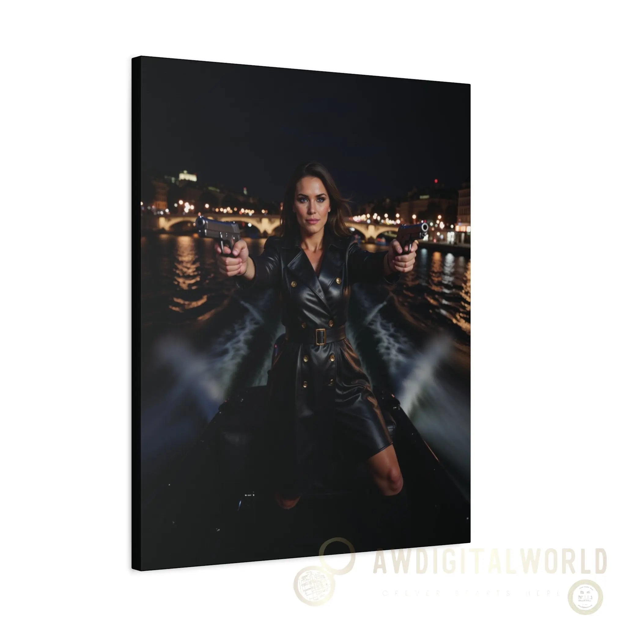 Matte Canvas Wall Art - Dramatic Night Scene - Andrew & Wendy - WallArt