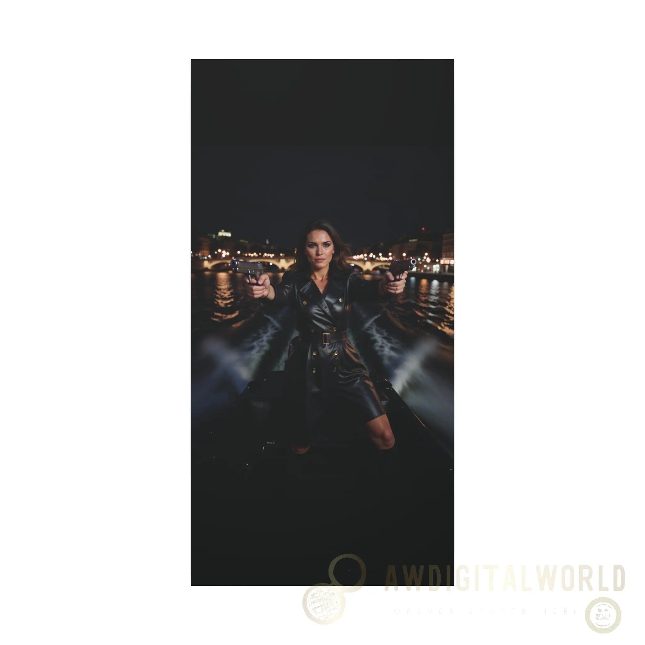 Matte Canvas Wall Art - Dramatic Night Scene - Andrew & Wendy - WallArt