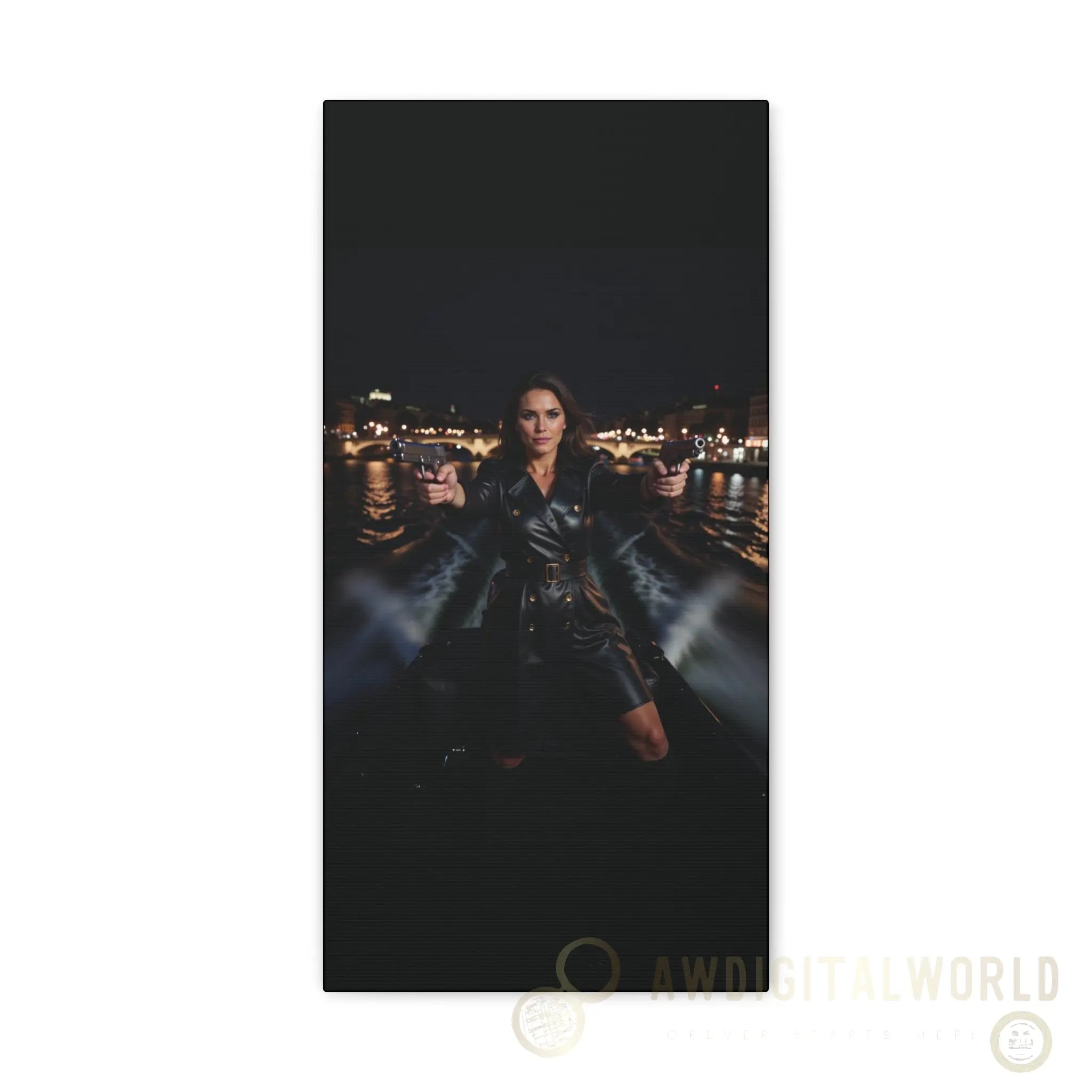 Matte Canvas Wall Art - Dramatic Night Scene - Andrew & Wendy - WallArt