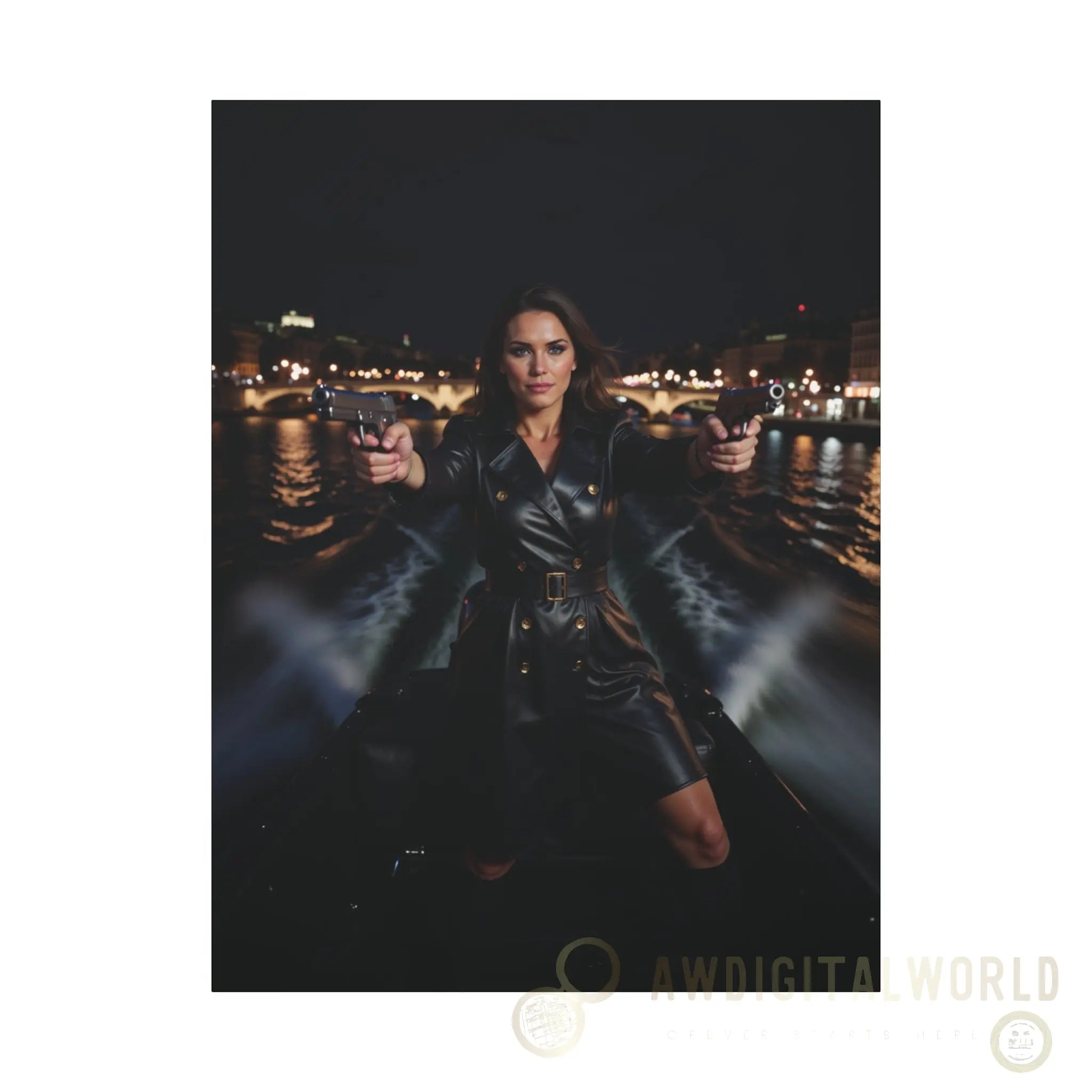 Matte Canvas Wall Art - Dramatic Night Scene - Andrew & Wendy - WallArt