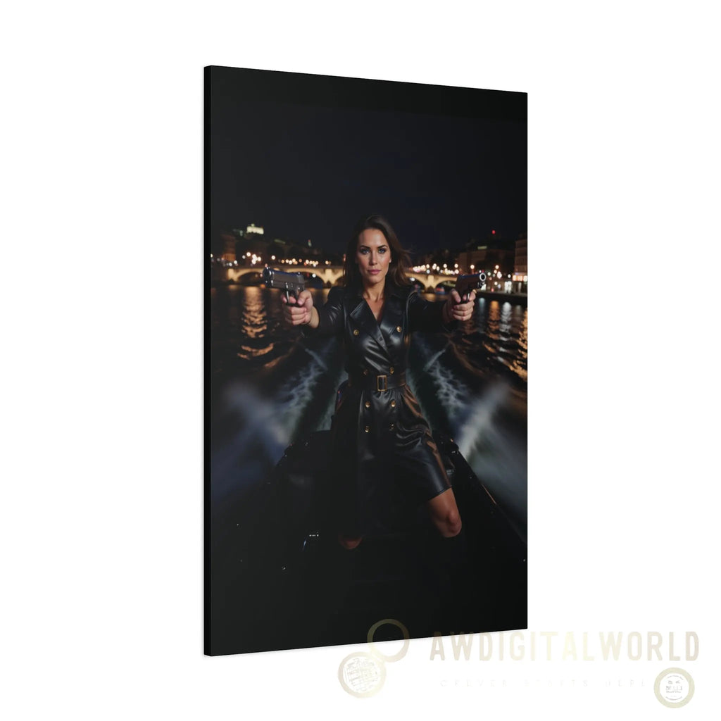 Matte Canvas Wall Art - Dramatic Night Scene Printify