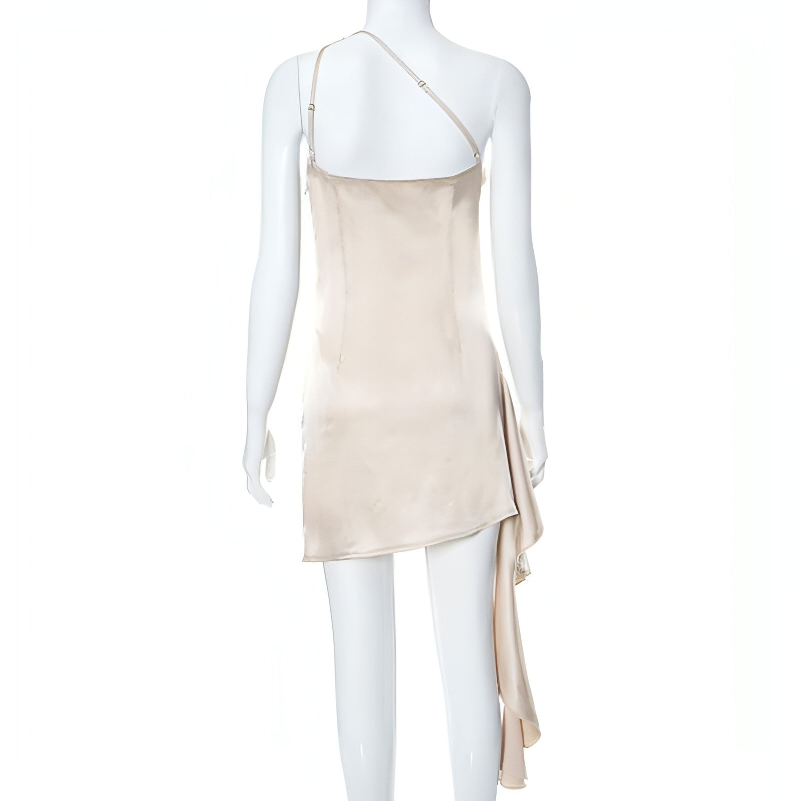 Crossbody Sleeveless Slim Fit Dress Carmine Juneberry
