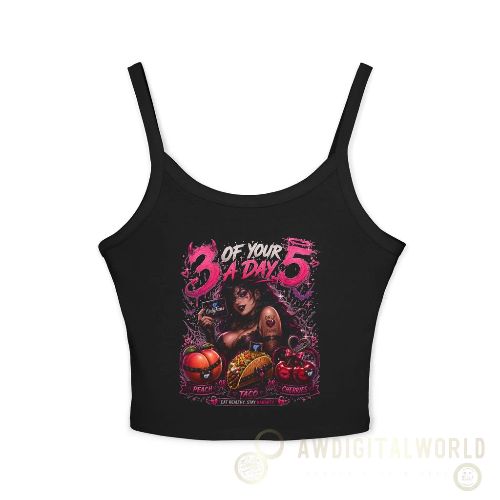 Women's Tank Top — "3 of Your 5 a Day" Fruit/Veg Graphic