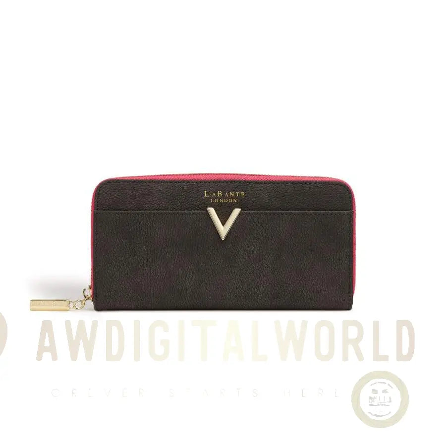 Kindness Dark Grey Vegan Two-Tone Wallet LaBante London