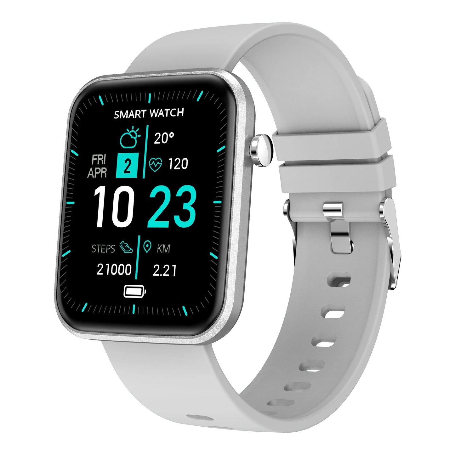 Advanced Smartwatch With Three Bands And Wellness + Activity Tracker Salmon Lucky