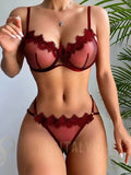 2-Piece Lazy Days Bra and G-String Set - S/M/L/XL/2XL JOJO Lingerie