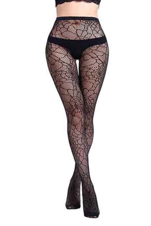 SEXY HOLLOWEEN THIGH HIGH LACE STOCKINGS Gray Smokey