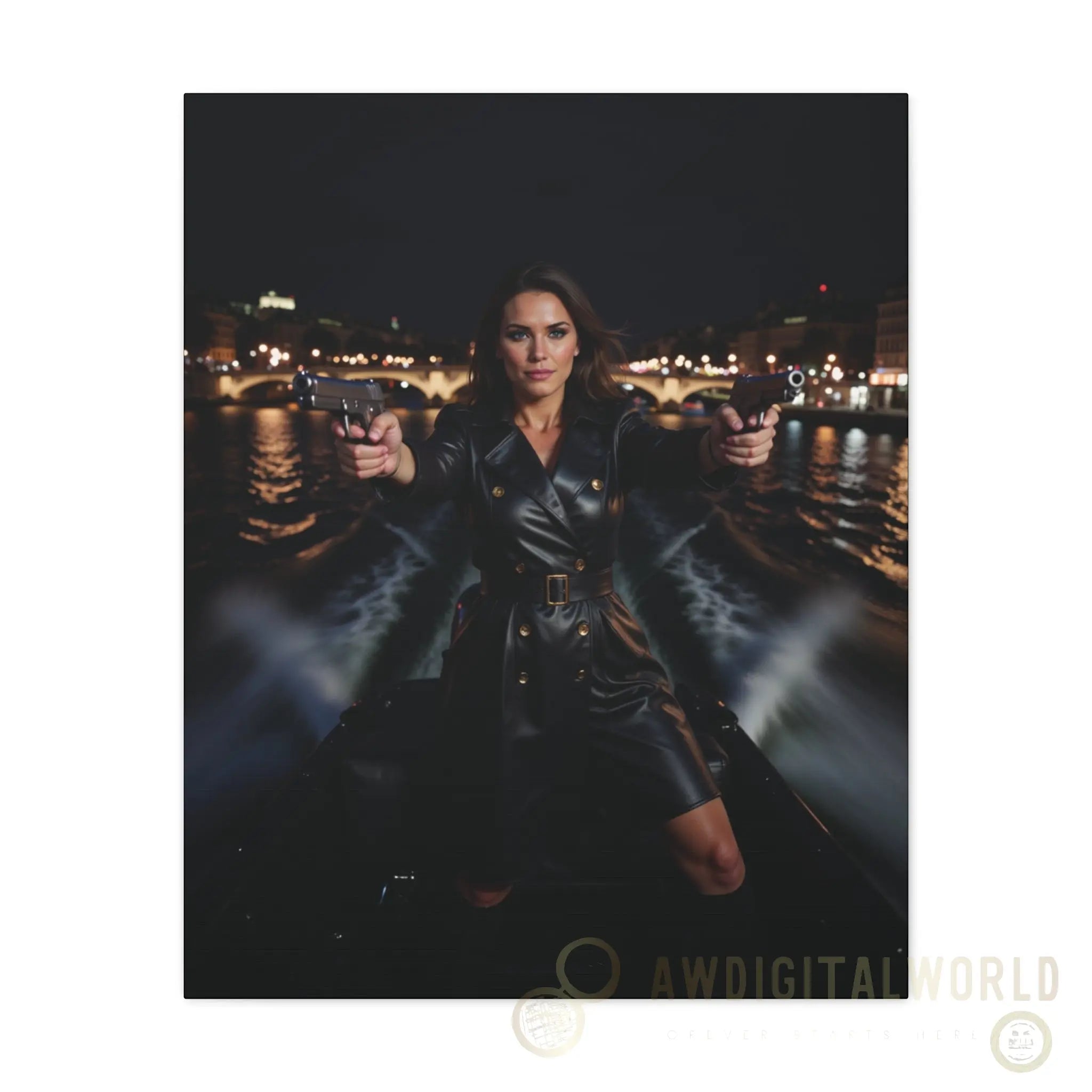 Matte Canvas Wall Art - Dramatic Night Scene - Andrew & Wendy - WallArt