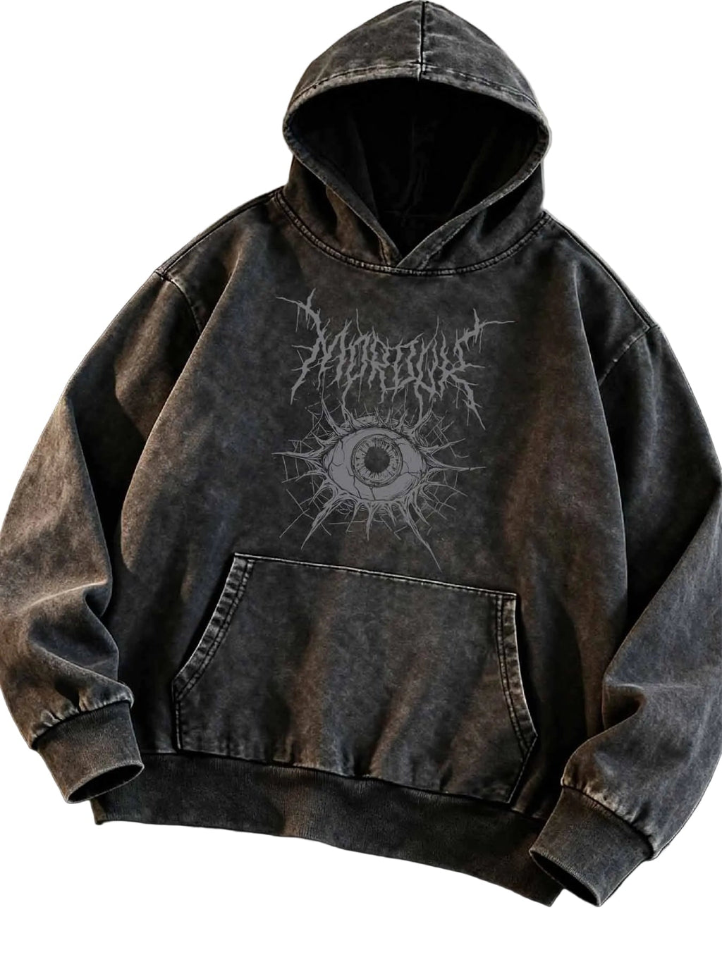 Gothic Spider Web Graphic Hoodie TM