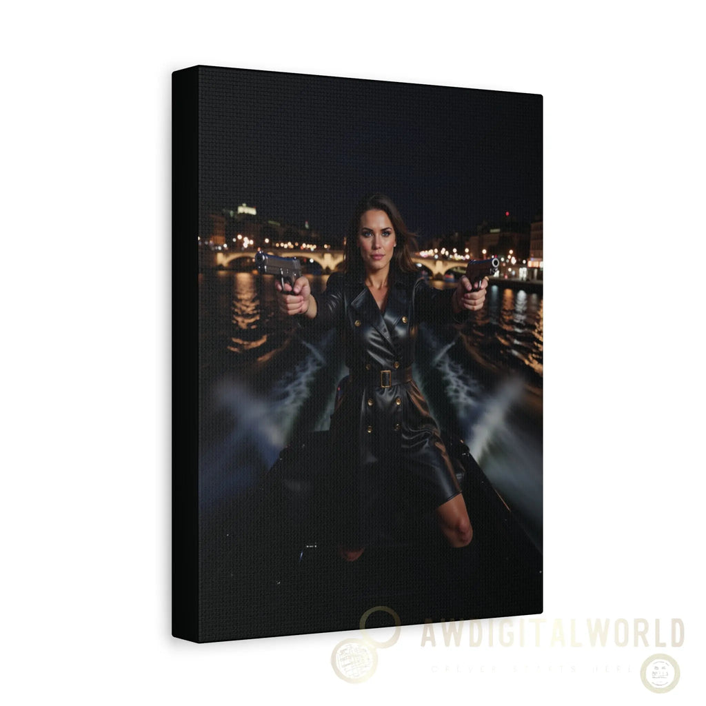 Matte Canvas Wall Art - Dramatic Night Scene Printify