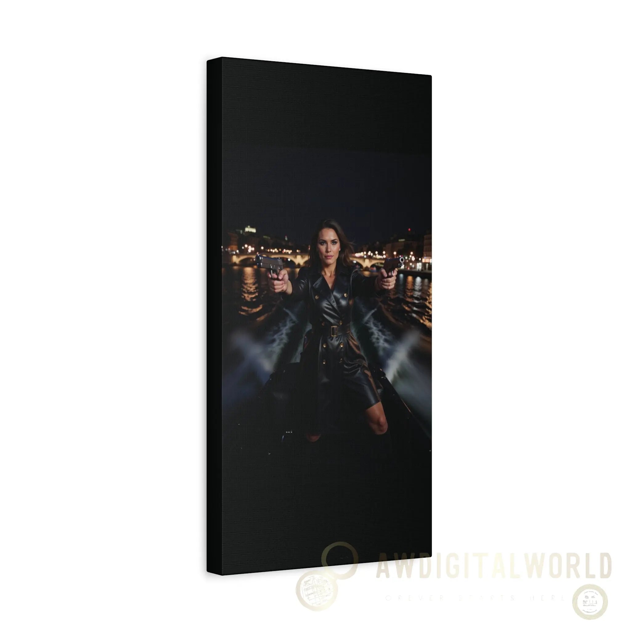 Matte Canvas Wall Art - Dramatic Night Scene Printify