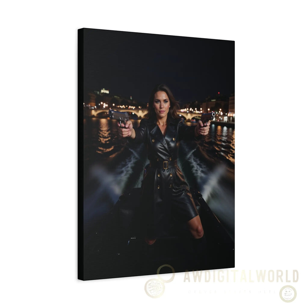 Matte Canvas Wall Art - Dramatic Night Scene Printify