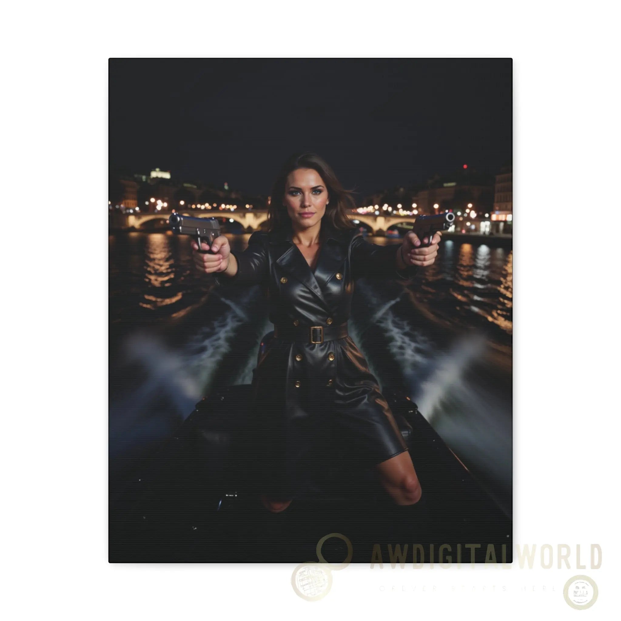 Matte Canvas Wall Art - Dramatic Night Scene - Andrew & Wendy - WallArt