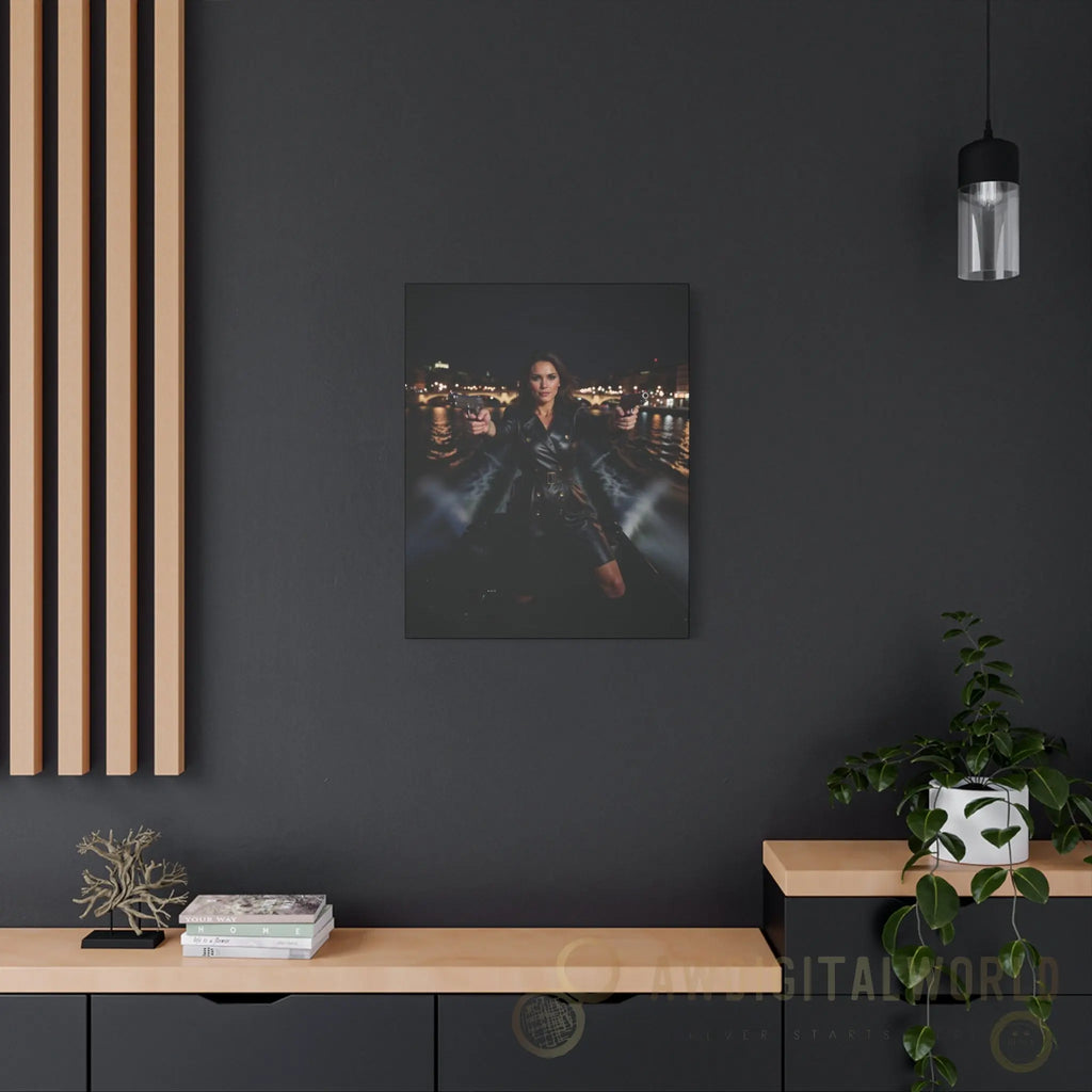 Matte Canvas Wall Art - Dramatic Night Scene - Andrew & Wendy - WallArt