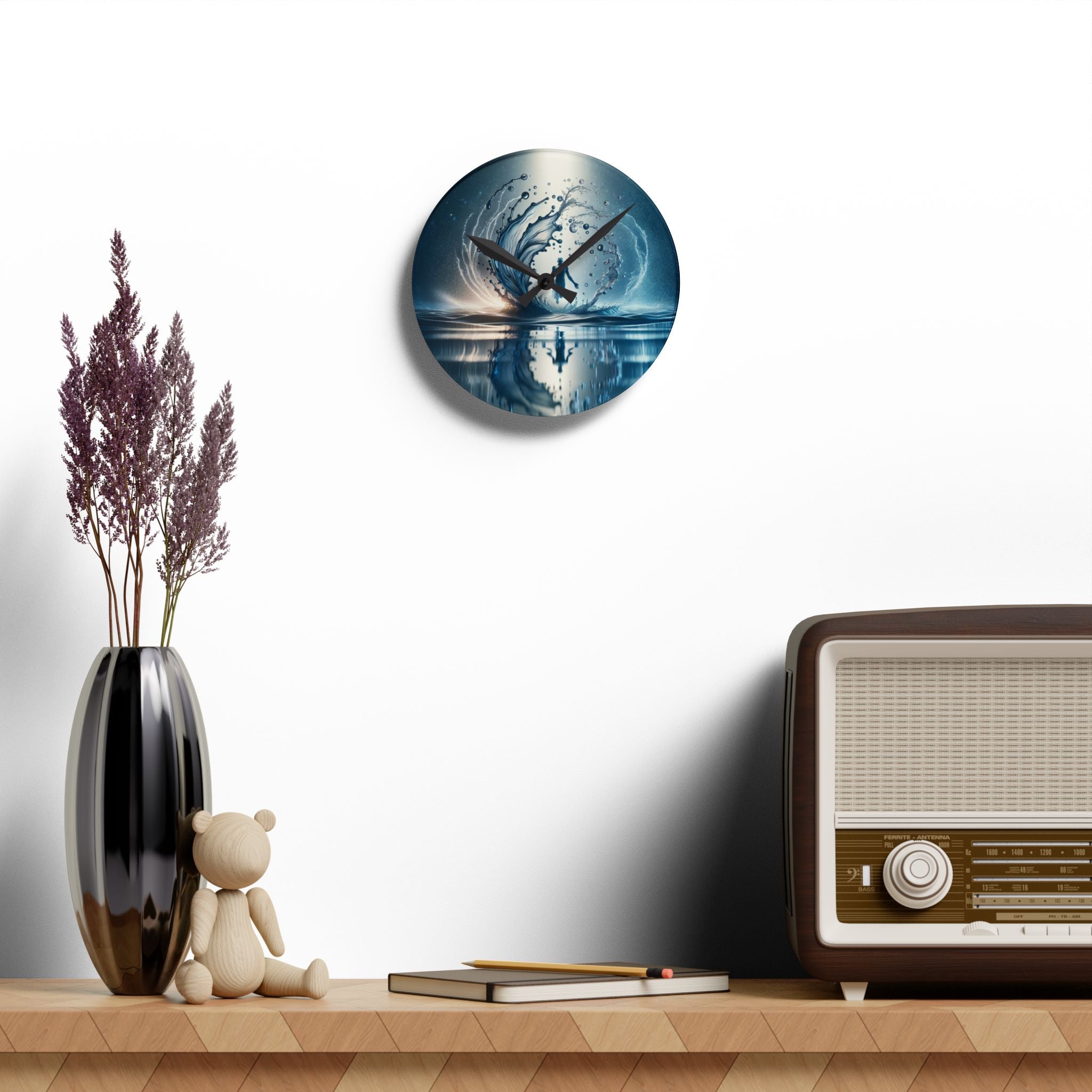 Acrylic Wall Clock Printify