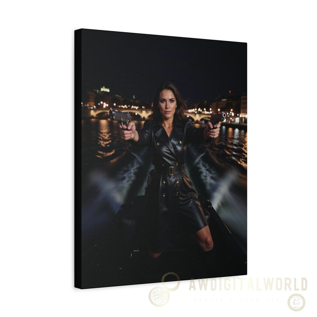 Matte Canvas Wall Art - Dramatic Night Scene Printify