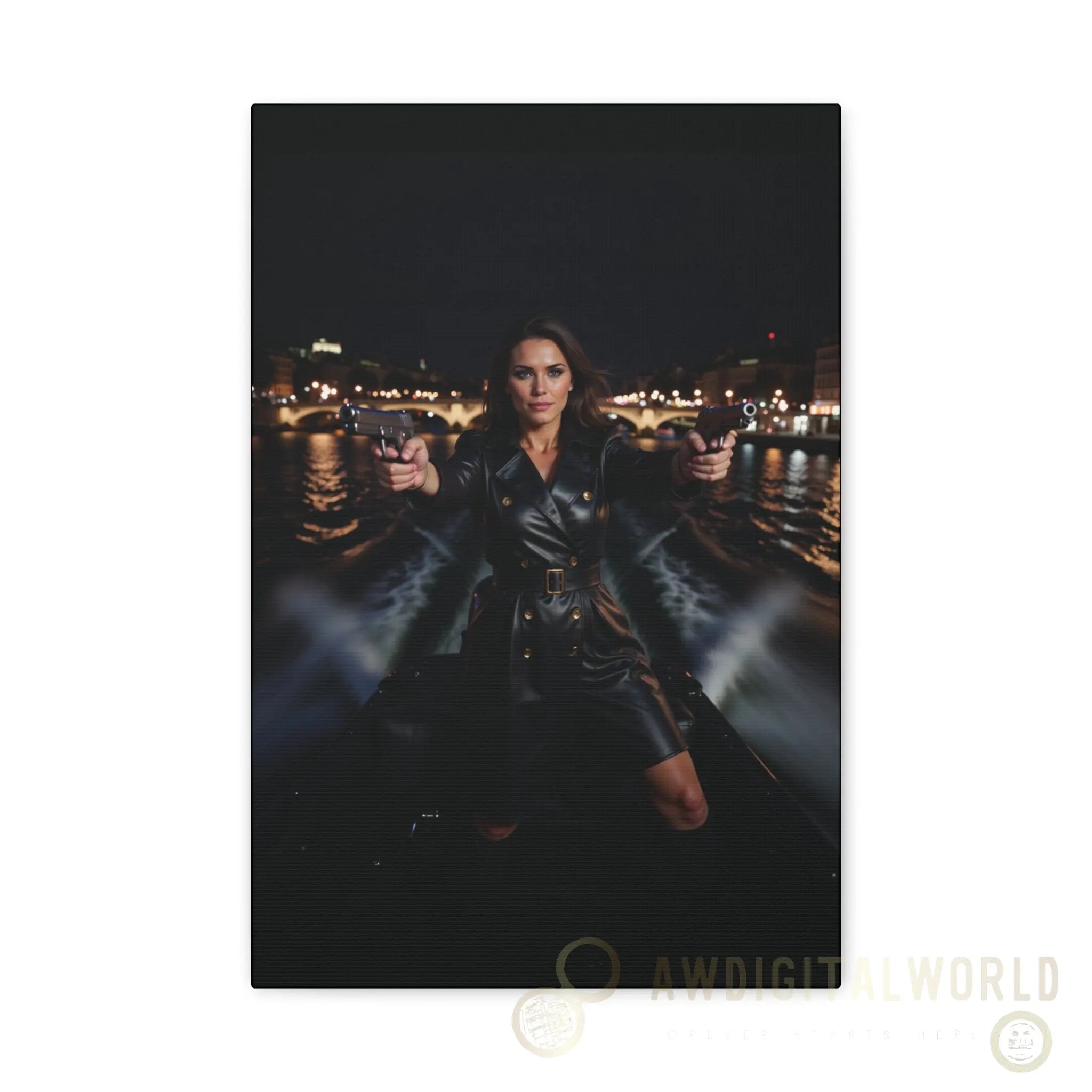 Matte Canvas Wall Art - Dramatic Night Scene - Andrew & Wendy - WallArt