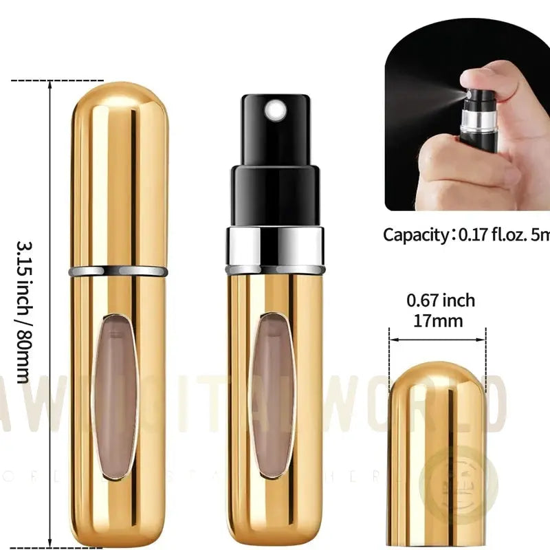 5ml Portable Perfume Atomizer Spray Bottle Cashymart