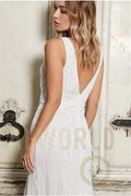 Gracey White Embellished Maxi Dress Aftershock London