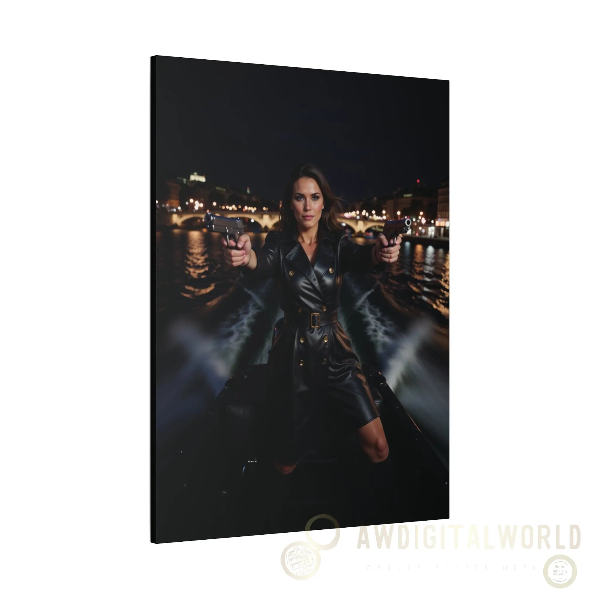 Matte Canvas Wall Art - Dramatic Night Scene Printify