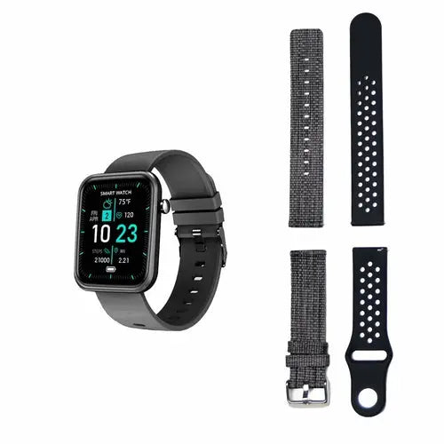 Advanced Smartwatch With Three Bands And Wellness + Activity Tracker Salmon Lucky