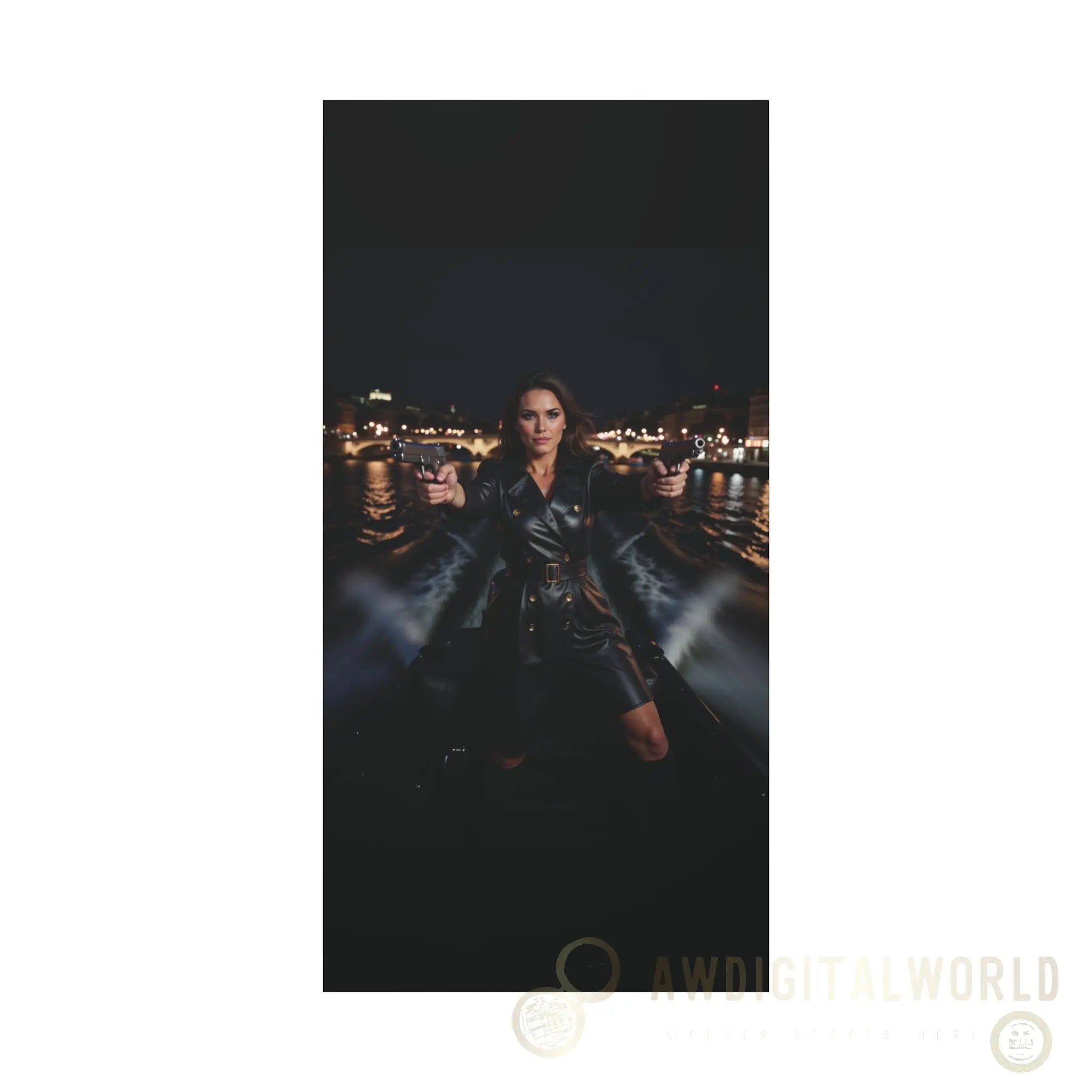 Matte Canvas Wall Art - Dramatic Night Scene - Andrew & Wendy - WallArt