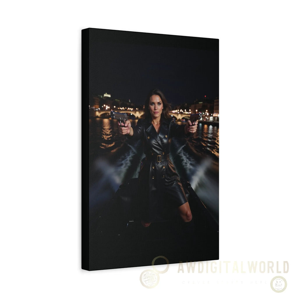 Matte Canvas Wall Art - Dramatic Night Scene Printify
