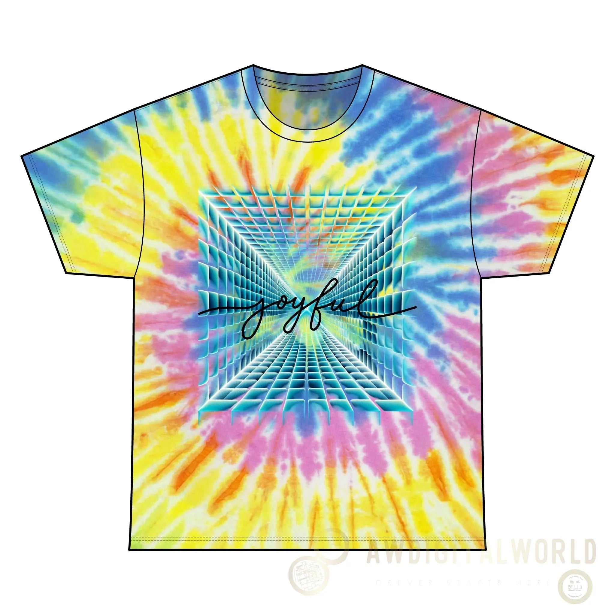AWDigitalworld Unisex Tie-Dye Cotton Tee – Celebrate Creativity in Every Thread Printify