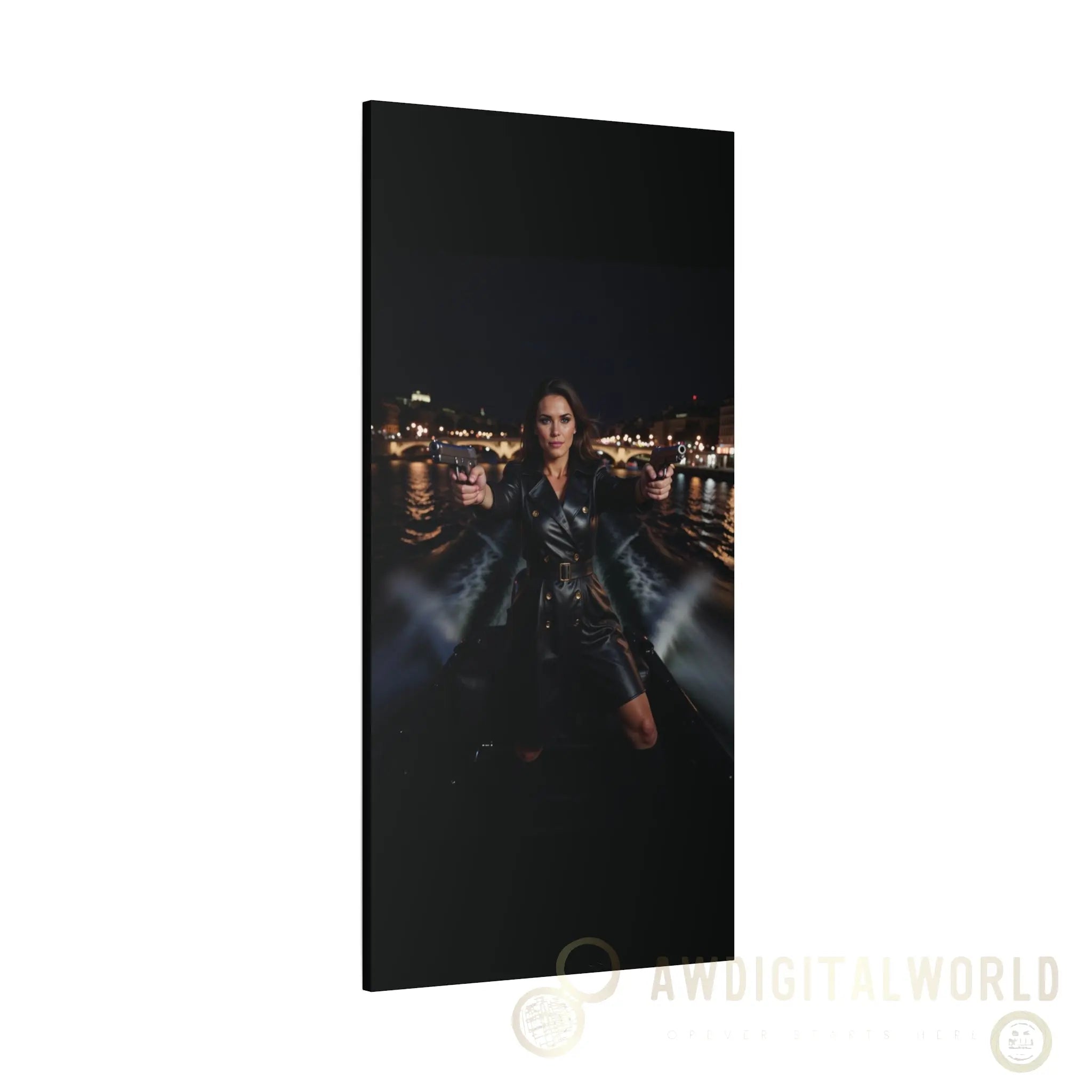 Matte Canvas Wall Art - Dramatic Night Scene Printify